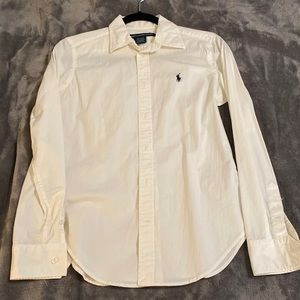Ralph Lauren White Button-down Shirt
